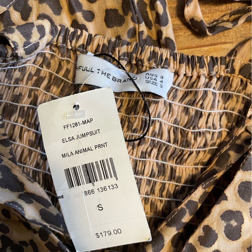 NWT Anthropologie Faithfull The Brand Elsa Jumpsuit - Picture 6 of 9